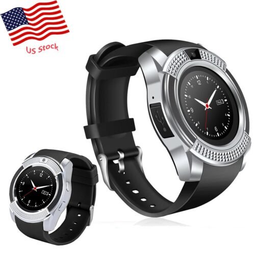 Bluetooth Smart Watch Phone Camera Call Text Sync Fitness Tracker for Men Women