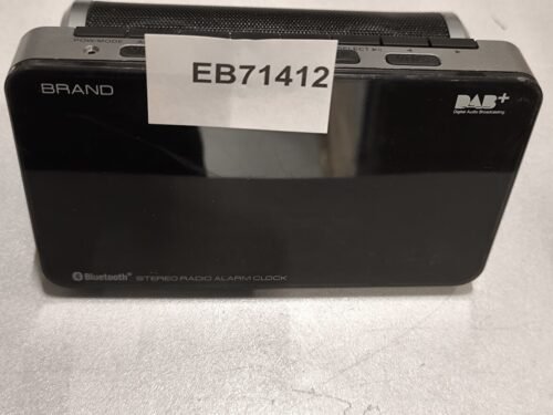 Bluetooth Stereo Radio Alarm Clock - Used, Fully Working