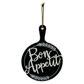 Bon Appetit Bread-board Shaped Wood Wall Decorative Sign