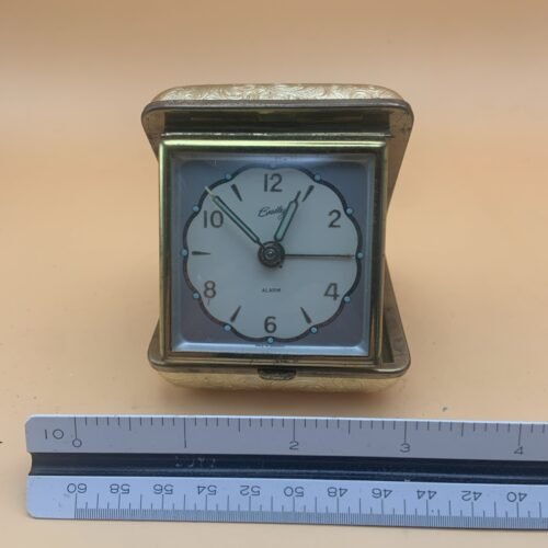 Bradley Glow In The Dark Travel Alarm Clock Vintage Made in Germany Tested