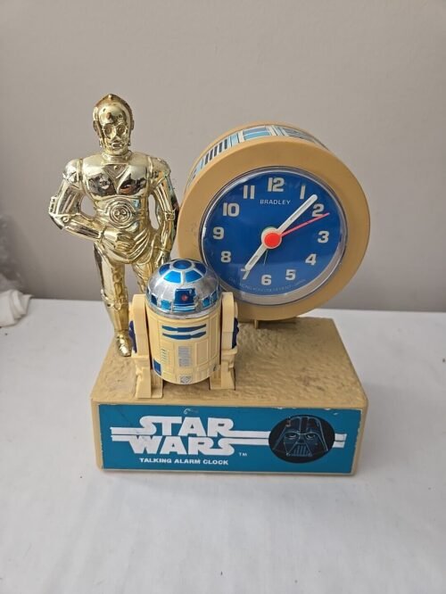 Bradley Star Wars Talking Alarm Clock 1980 Empire Strikes Back Model 6287NBUU