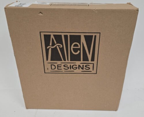 Brand New Allen Designs Studio Wall Clock: Vintage Red Mixer Free S&H