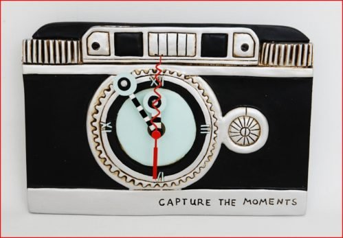 Brand NEW Allen Designs Vintage Camera Pendulum Wall Clock with FREE SHIPPING.