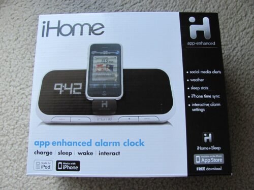 Brand New iHome iA5 App-Enhanced Alarm Clock Speaker System