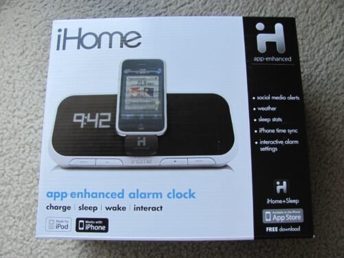 Brand New iHome iA5 App-Enhanced Alarm Clock Speaker System
