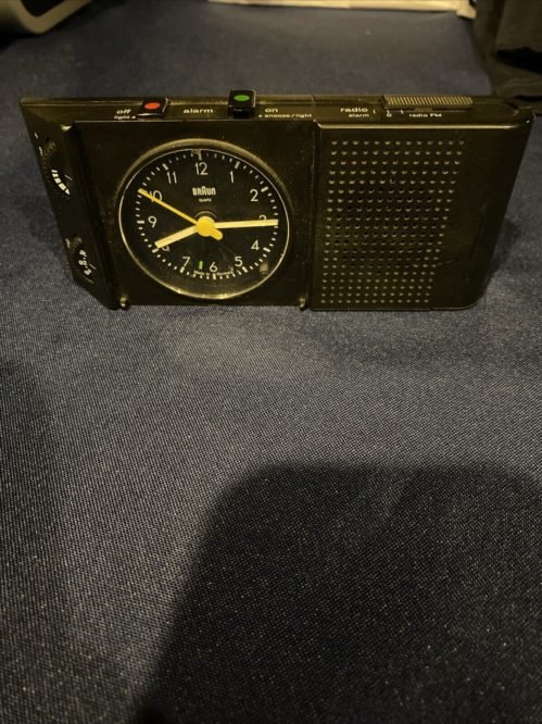 Braun 4779/ABR313 Travel FM Radio & Alarm Clock, Made In Germany. Working