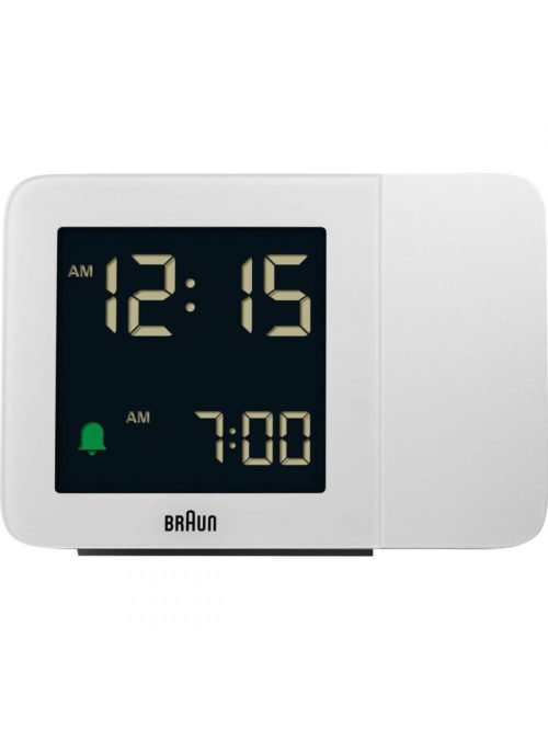 Braun BC15W-DCF digital projection alarm clock