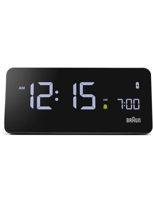 Braun BC21BEU digital alarm clock