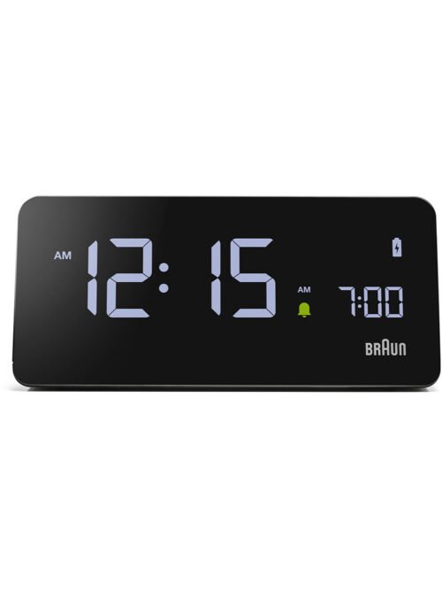Braun BC21BEU digital alarm clock