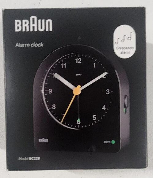 Braun BC22B Classic Alarm Clock