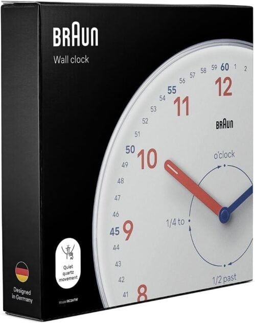 Braun BC26TW Time Teache Wall clock white