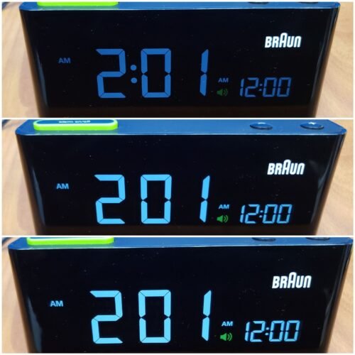 Braun Digital Alarm Clock - BNC016BK