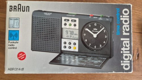 Braun digital alarm clock ABR314 df Vintage