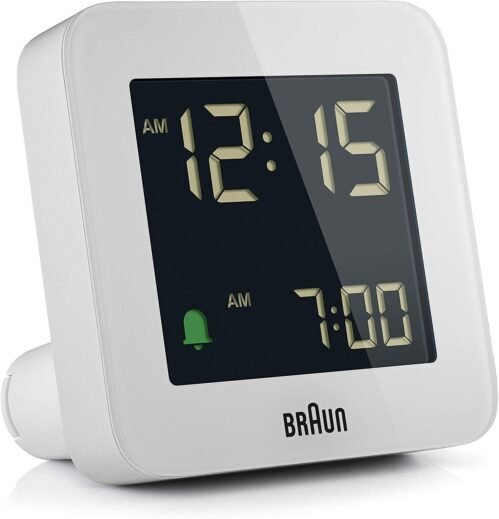 Braun Digital Alarm Clock BC09W