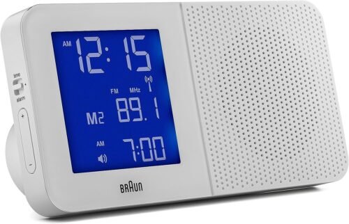 Braun Digital Multi-Region Controlled Clock with FM/AM Radio, LCD BEAT THIS