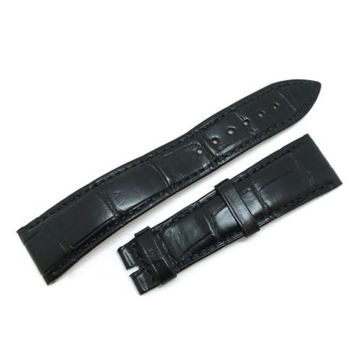 Breguet Marine Croco Leather Band Replacement Belt Black