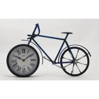 Bronze Metal Roman Numbers Bike Clock featured image
