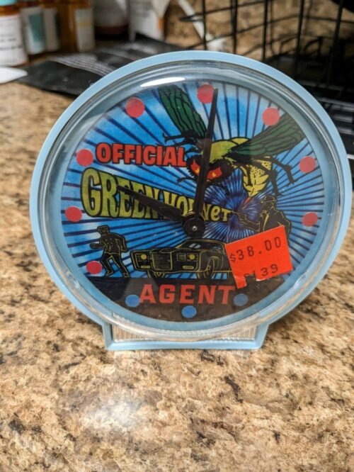 BRUCE LEE/ VAN WILLIAMS GREEN HORNET ALARM CLOCK INTACT