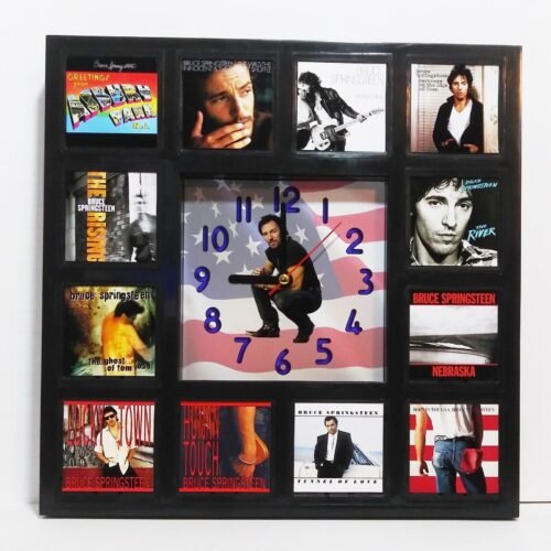 Bruce Springsteen Wall Clock Rock Band Album LP CD Cover Replica Art