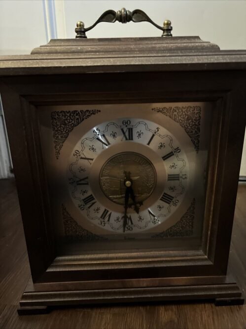 Bucknell University Bulova Mantle Clock Sold For Parts - Not Working!! Office