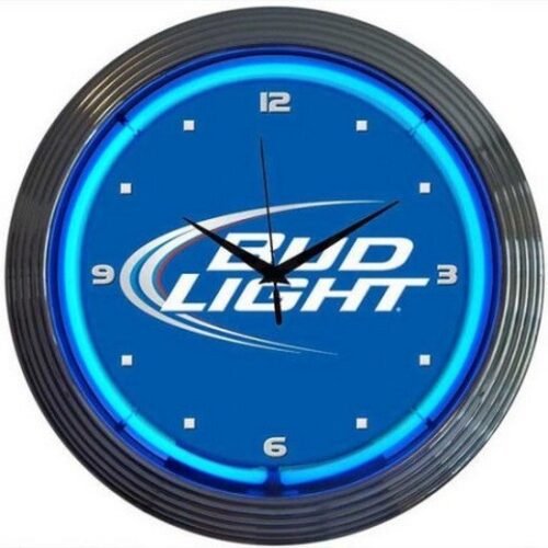 Budlight neon clocks, budlight wall neon clock, ul/cul/ce, 2 year warranty