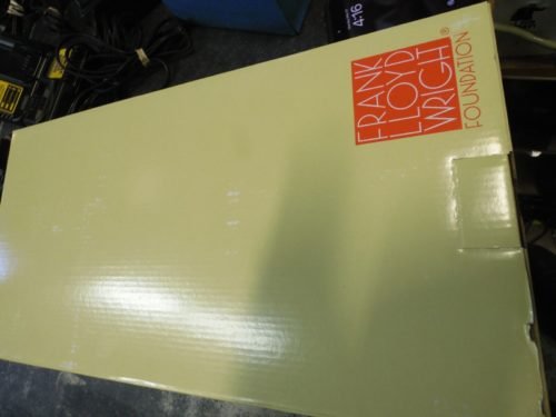 Bulova B1839 Willits Frank Lloyd Wright Mantel Pendulum Clock Walnut Finish