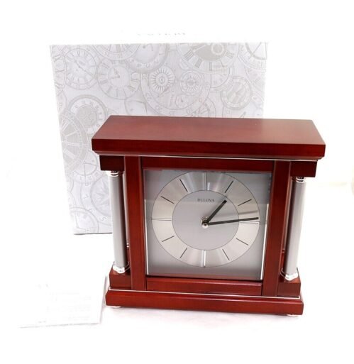 Bulova B7651 Ambience Wooden Mantel Clock