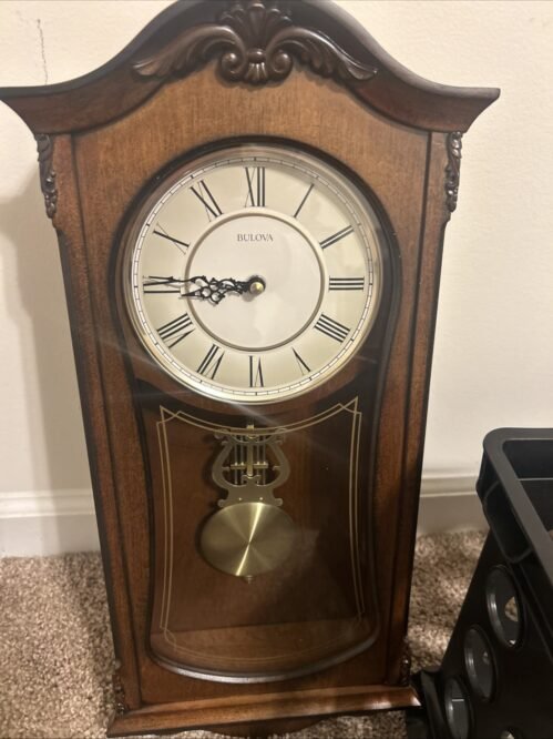 Bulova C3542 CRANBROOK Pendulum Wall Clock - Brown