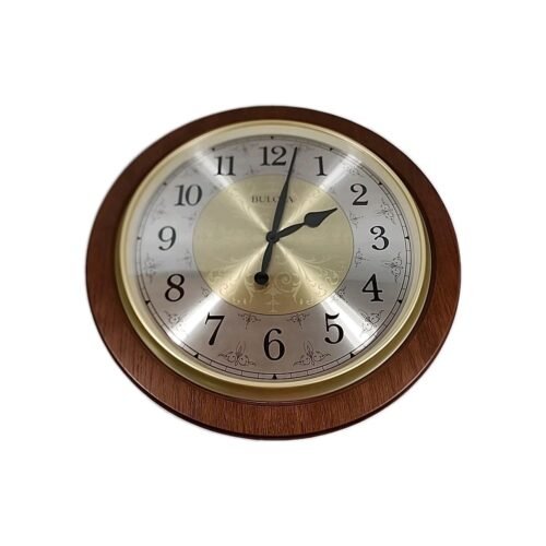 Bulova C4115 Manchester Chiming Wall Clock Warm Walnut FREE SHIP