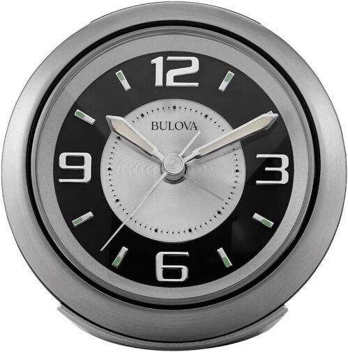Bulova Lite Night Bedside Alarm Clock - Bulova B5027-tested OB