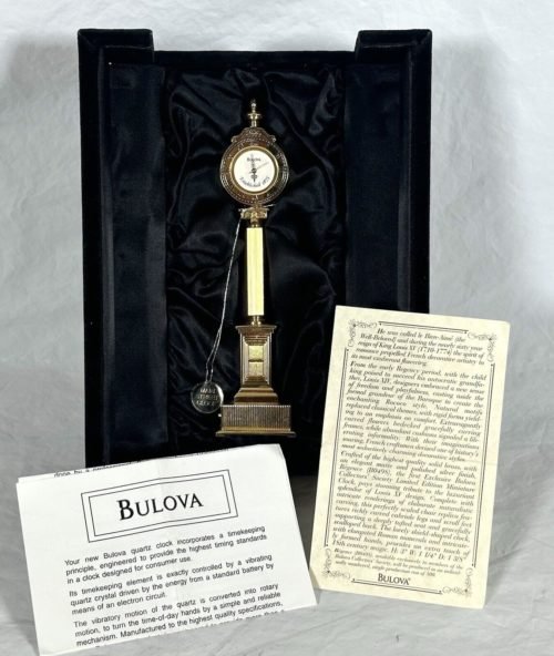 Bulova Main Street Clock B0009 Mini-Boutique Collectible
