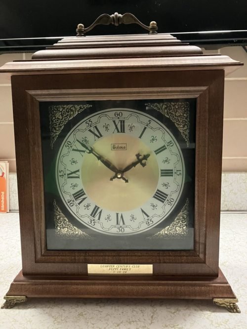 Bulova Mantel Clock -Excellent condition- Working