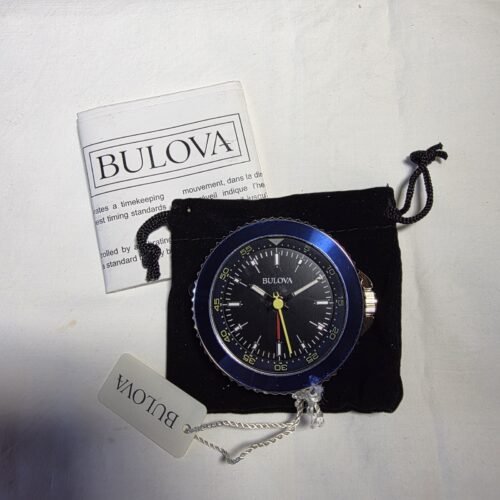 Bulova Travel Alarm Clock GB6126 - New!