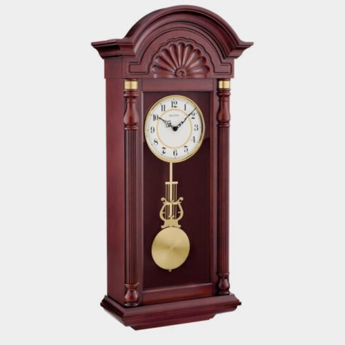 BULOVA WALL CLOCK "NEW YORKER" C 1516 WITH TRIPLE CHIMES