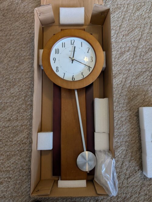 Bulova Wood Wall Clock