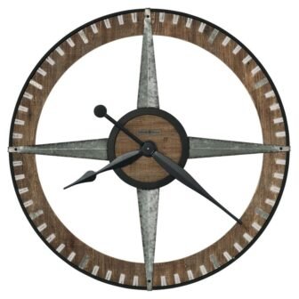 Buster Black Wall Clock