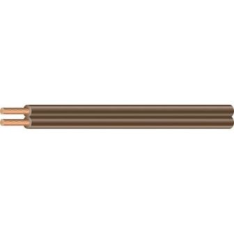 By-the-Foot 16/2 Brown Stranded CU SPT-2 Lamp Wire