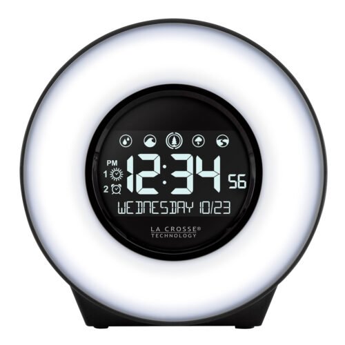C83117 La Crosse Technology Mood Light & Nature Sound Digital Alarm Clock