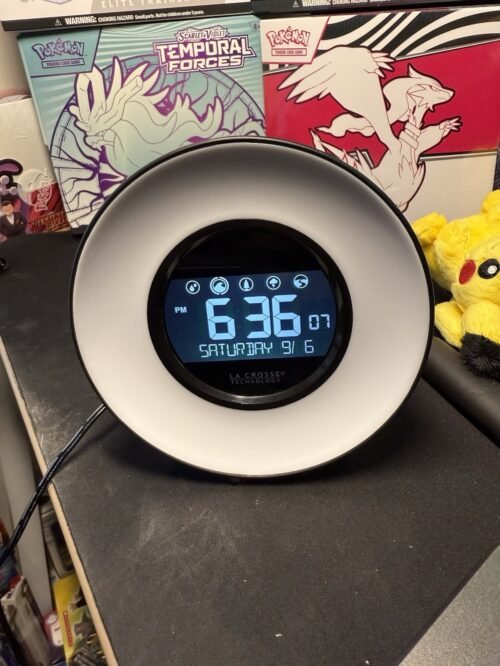 C83117 La Crosse Technology RGB Mood Light & Nature Sound Digital Alarm Clock
