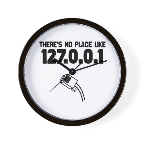 CafePress 127.0.0.1 10" Wall Clock (33411910)