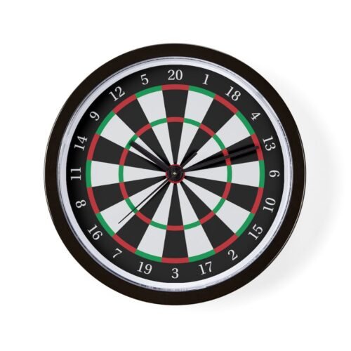 CafePress Dart Board Design 10" Wall Clock (1515895436)
