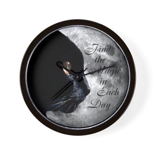 CafePress Find The Magic Unique Decorative 10" Wall Clock (255566846) 2