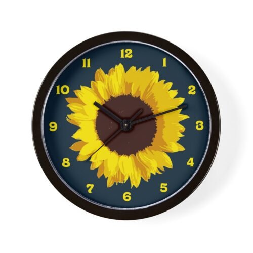 CafePress Sunflower 10" Wall Clock (119456692)