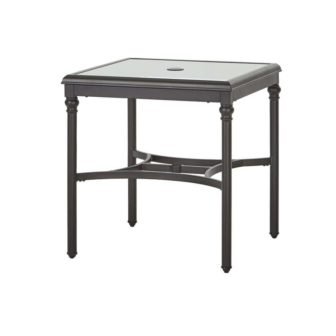 Camden Brown Reinforced Aluminum Outdoor Bistro Table