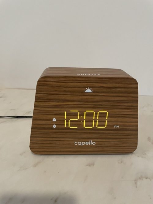Capello Digital Mantel Alarm Clock Serial# 180307542WOD Lark Tested and Working