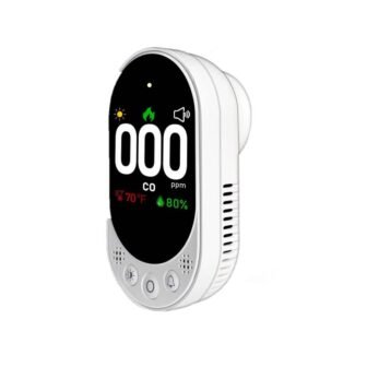 Carbon Monoxide Detector Plug-In with LCD Display Temperature and Humidity Monitor CO...