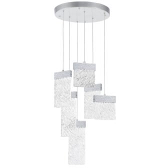 Carolina LED Chandelier With Pewter Finish
