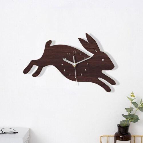 Cartoon Wall Clock Non Ticking Wall Decor for Kids Home Decoration Boys Nursery