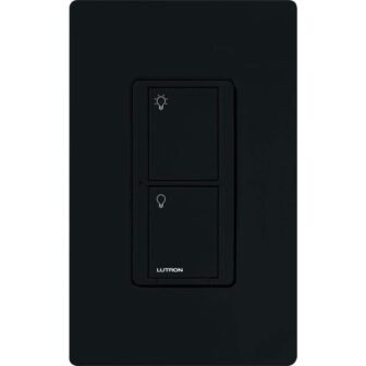 Caseta Smart Switch for Lights or Fans, 6 Amp, Push Button Light...