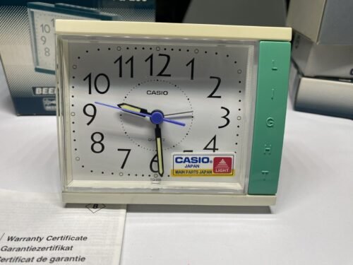 Casio Clock Alarm Table Analog Casio TQ-256 Vintage Rare New In Box